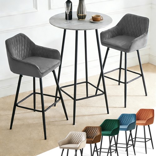 Bar stools velvet metal - bar,