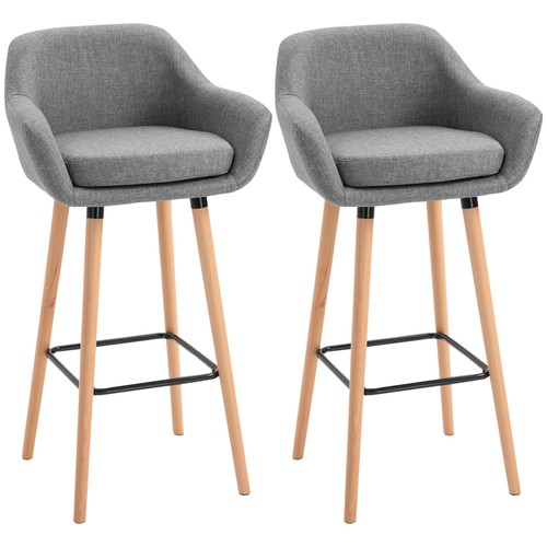 Homcom set bar stools - homcom,