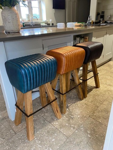 Leather breakfast bar - bar, kitchen