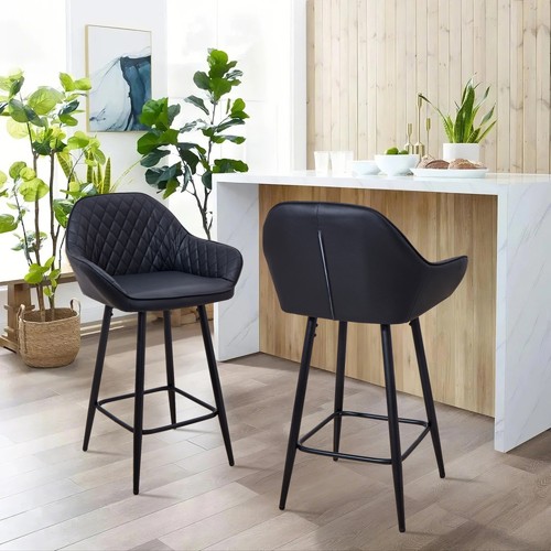 Set bar stools - bar, leather