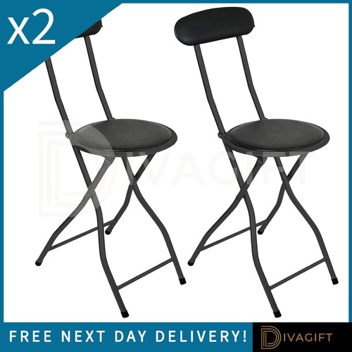 Black padded folding - x,