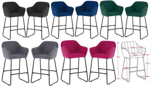 Set velvet bar - of,