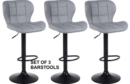 Grey bar stools faux - bar,