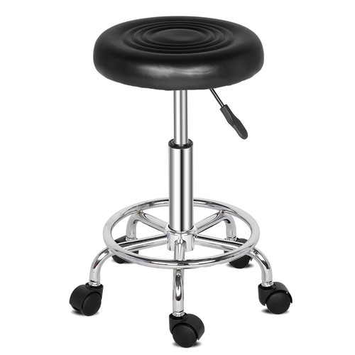 Black leather swivel bar - swivel,