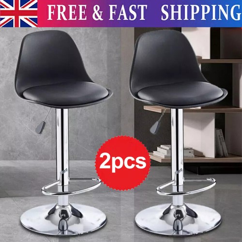 Bar stools set pu leather - 2,
