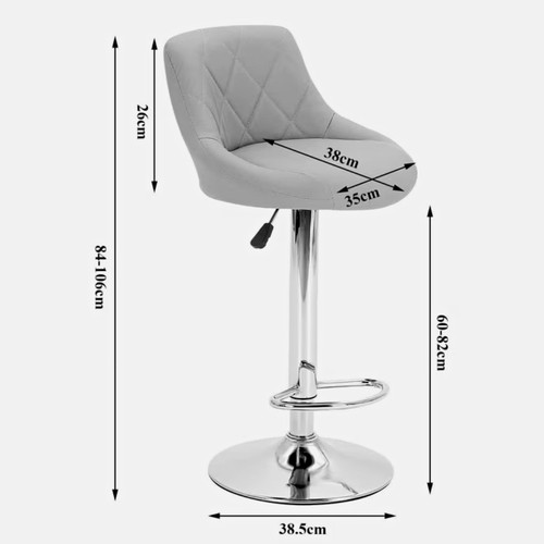 Grey adjustable swivel - grey,