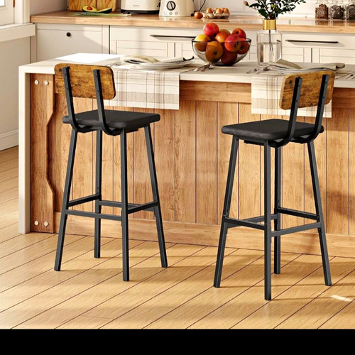 Set bar stools - bar, black