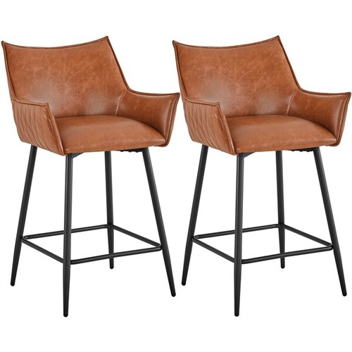 Set modern bar stools pu - set,