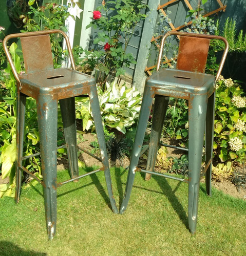 Tolix style bar stool - style,