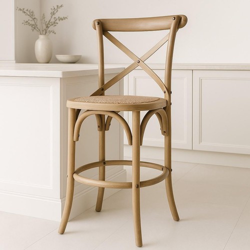 Cross back bar stool - cross-back,