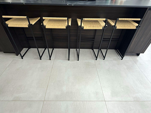 Crea set 4 beige woven - by,