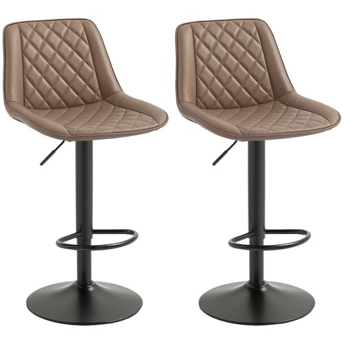 Homcom bar stools set 2 - stools,