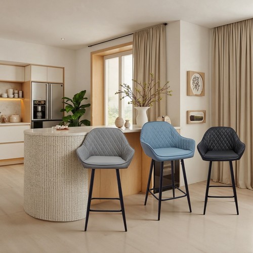 Bar stool leather - bar,