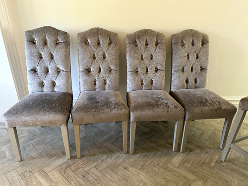Set grey velvet - set,