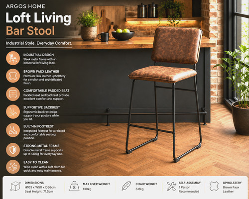 Argos home loft living - loft, bar