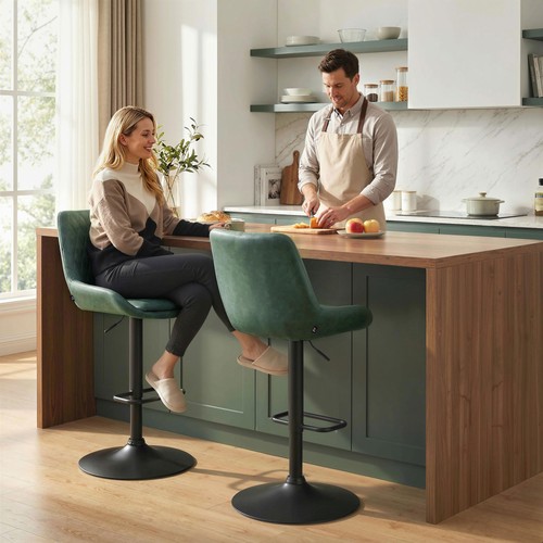 Adjustable bar stools set - adjustable, 2