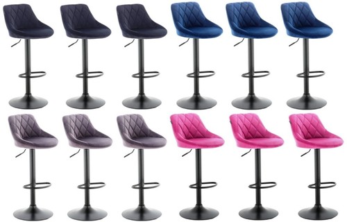 Velvet bar stools set - ,, of