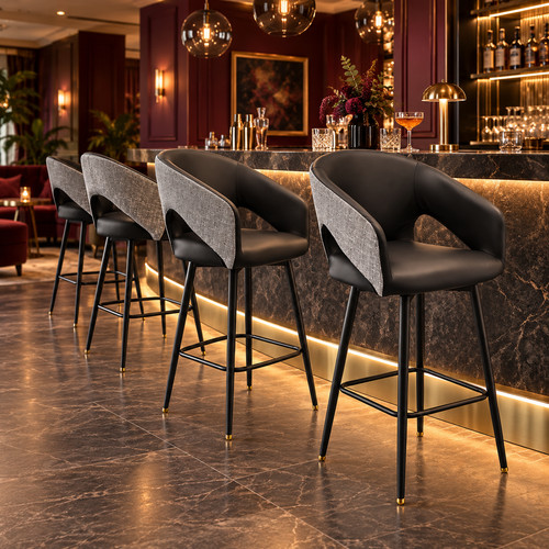 Tall swivel bar stool - 2/4,