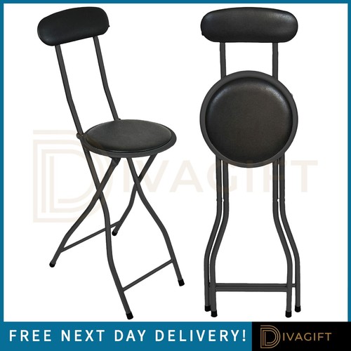 Folding bar stool high - high, back