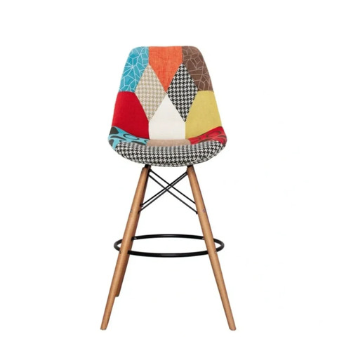 Leather bar stool retro - leather,