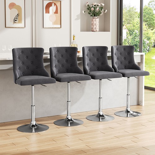 Grey bar stools - grey, crushed