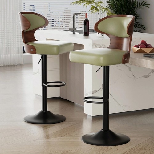 Leather swivel bar - 2x,