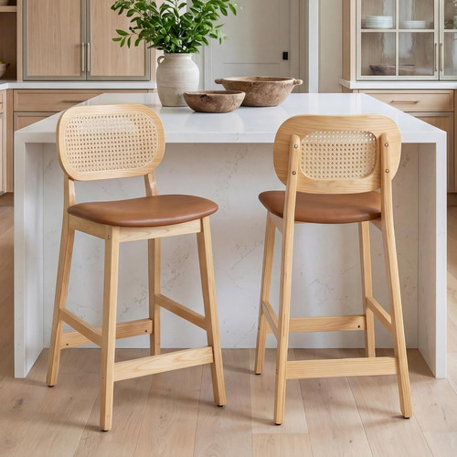 Bar stools set wooden - stools,