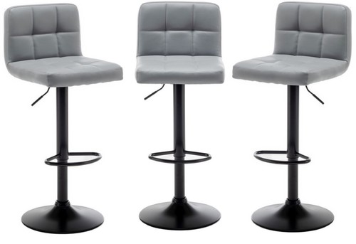 Grey bar stools chicago - 3,
