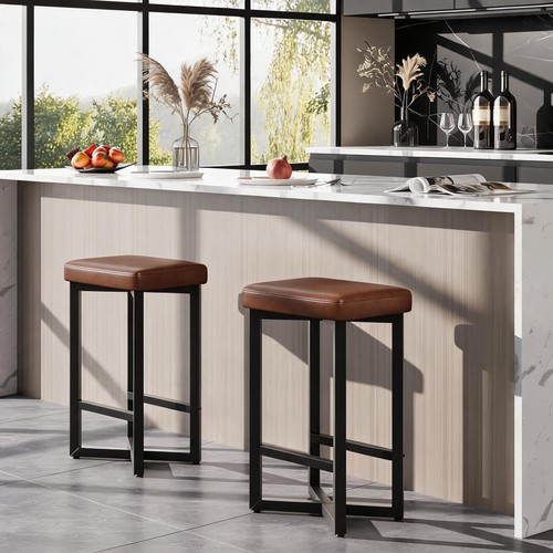 Bar stools set pu - stools, of
